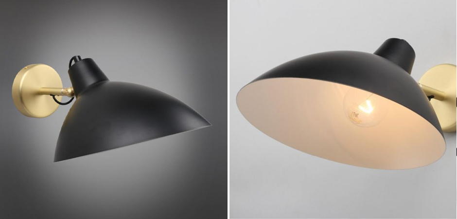 Бра с черным матовым плафоном Retro Light Бра с черным матовым плафоном Retro Light - Loft-Concept в Кирове