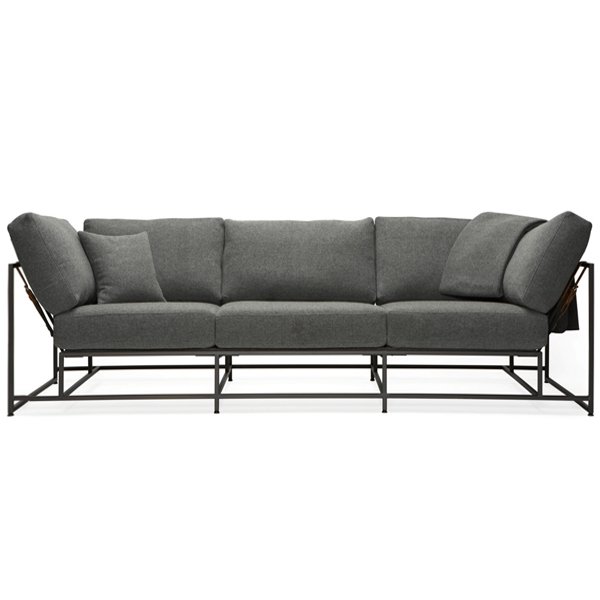 Диван Grey Wool Sofa Серый (Gray) Диван Grey Wool Sofa Серый (Gray) в Кирове | Loft Concept