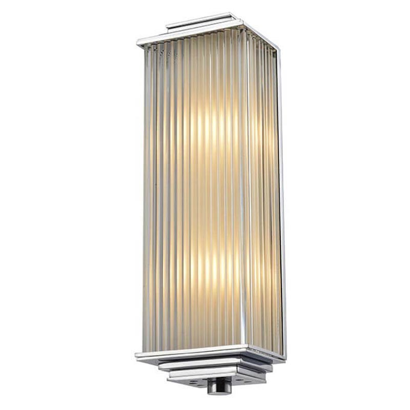 Бра Brion Glass Rectangle Wall Lamp Nickel Никель Прозрачный (Transparent) Бра Brion Glass Rectangle Wall Lamp Nickel Никель Прозрачный (Transparent) в Кирове | Loft Concept