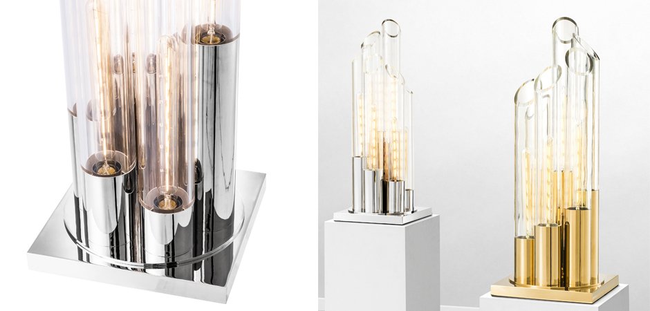 Настольная лампа Eichholtz Table Lamp Paradiso Nickel - Loft-Concept в Кирове