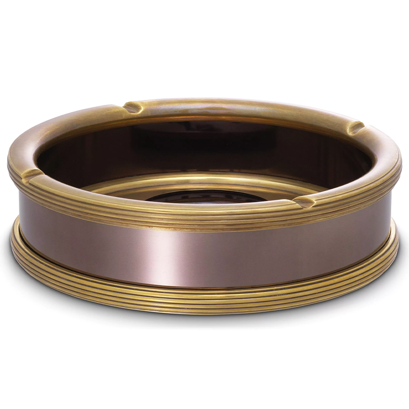 Пепельница Eichholtz Ashtray Ella Латунь Винтажная латунь Коричневый Пепельница Eichholtz Ashtray Ella Латунь Винтажная латунь Коричневый в Кирове | Loft Concept