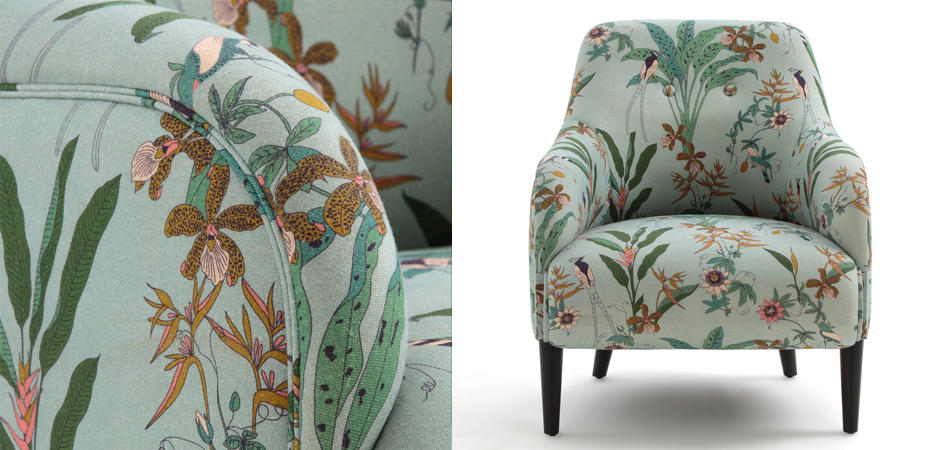 Кресло Lipstick Fauteuil melange lin Кресло Lipstick Fauteuil melange lin - Loft-Concept в Кирове