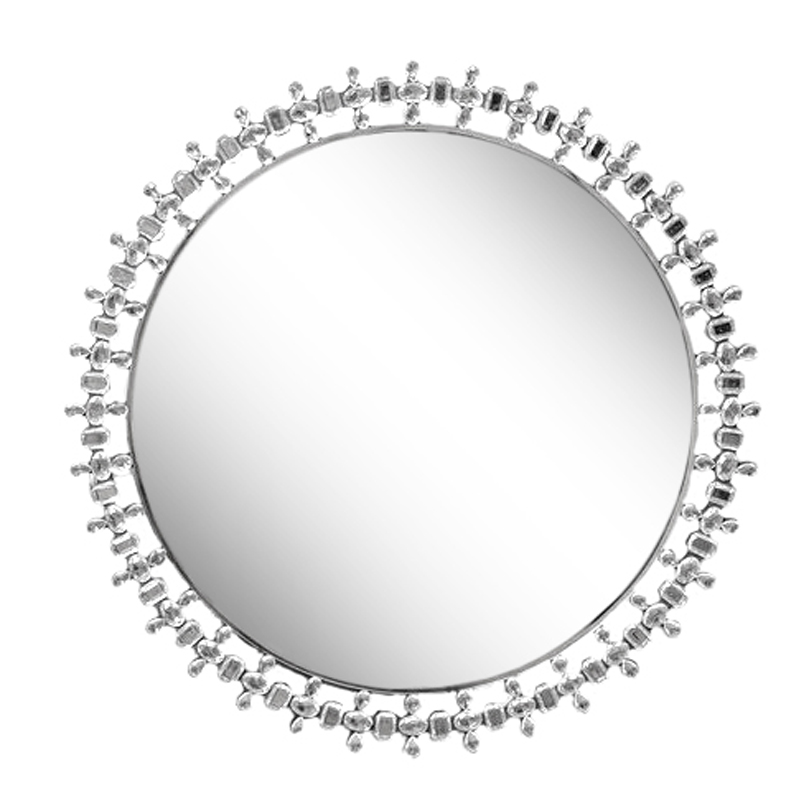 Зеркало Crystal Inserts Round Mirror Зеркало Crystal Inserts Round Mirror в Кирове | Loft Concept