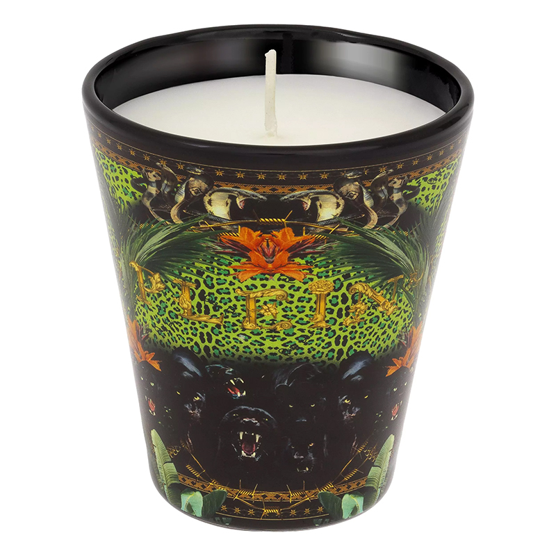 Свеча Philipp Plein Candle Jungle M Черный Мульти Свеча Philipp Plein Candle Jungle M Черный Мульти в Кирове | Loft Concept