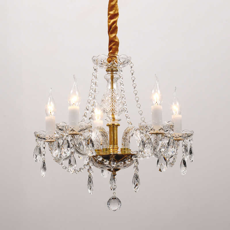 Люстра Megane Chandelier 50 Прозрачный Глянцевое золото Люстра Megane Chandelier 50 Прозрачный Глянцевое золото в Кирове | Loft Concept