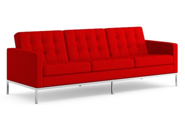 Диван Florence Knoll sofa Серый Красный Коричневый Зеленый Желтый Голубой Белый Черный Диван Florence Knoll sofa Серый Красный Коричневый Зеленый Желтый Голубой Белый Черный в Кирове | Loft Concept