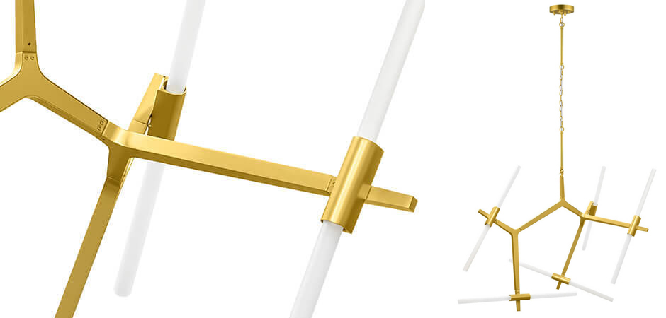 Люстра Агнес Chandelier Gold 10 Люстра Агнес Chandelier Gold 10 - Loft-Concept в Кирове