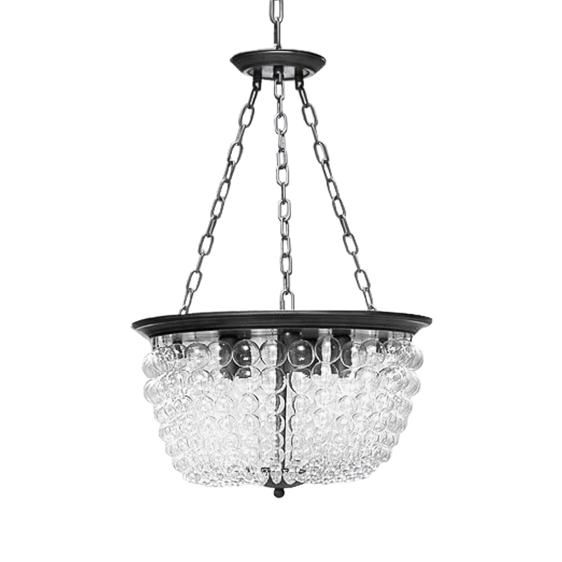 Люстра Bubble Blower Chandeliers Графит Прозрачный Люстра Bubble Blower Chandeliers Графит Прозрачный в Кирове | Loft Concept