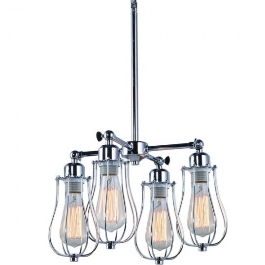 Подвесной светильник Marconi Cage Pendant Quatro Подвесной светильник Marconi Cage Pendant Quatro в Кирове | Loft Concept