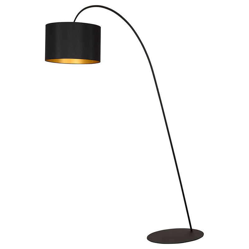 Торшер Fowler Black Черный Золотой Торшер Fowler Black Черный Золотой в Кирове | Loft Concept