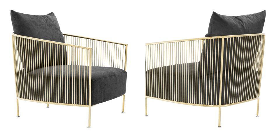 Кресло Eichholtz Chair Knox Gold Кресло Eichholtz Chair Knox Gold - Loft-Concept в Кирове