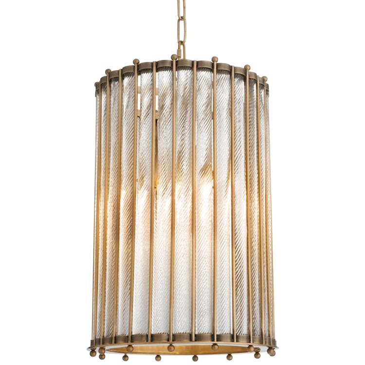 Люстра Lantern Tiziano Antique Brass Прозрачное Стекло Латунь Античная полированная Люстра Lantern Tiziano Antique Brass Прозрачное Стекло Латунь Античная полированная в Кирове | Loft Concept