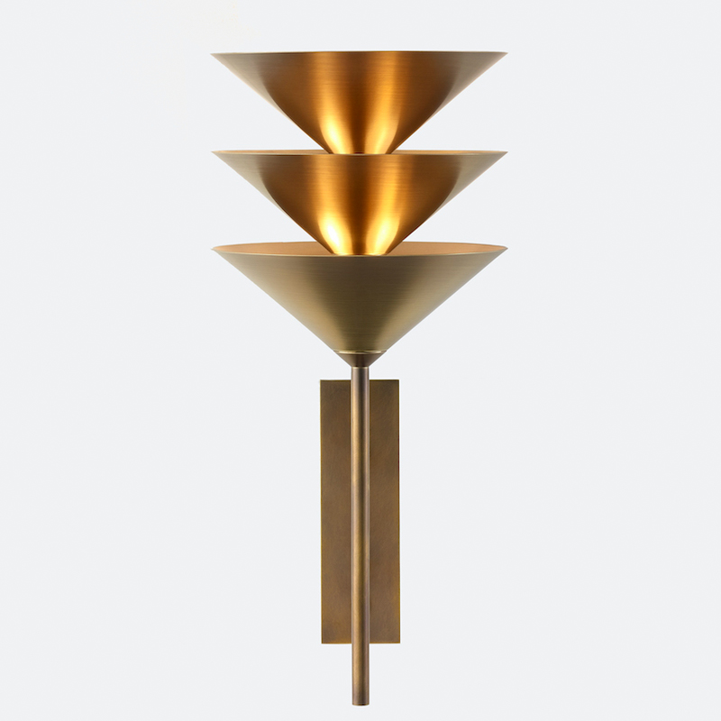 Бра WALL STACK III WALL SCONCE Латунь Бра WALL STACK III WALL SCONCE Латунь в Кирове | Loft Concept