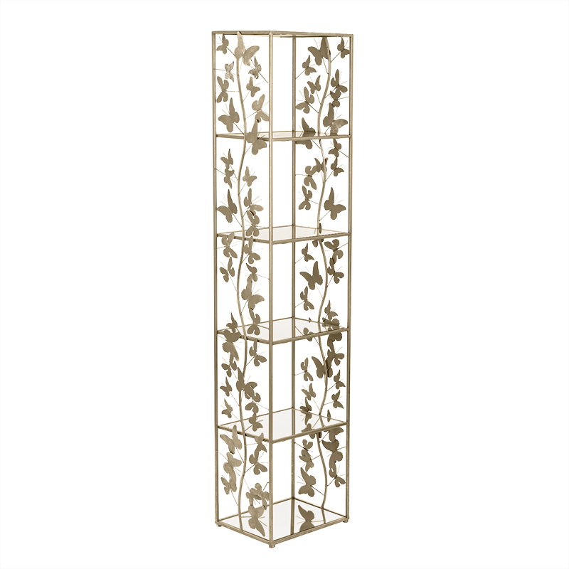 Стеллаж Gold Butterfly Золотой Стеллаж Gold Butterfly Золотой в Кирове | Loft Concept