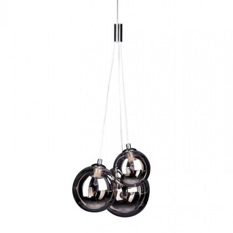 Люстра Multi Ball Black Серебряный Прозрачный черный Люстра Multi Ball Black Серебряный Прозрачный черный в Кирове | Loft Concept