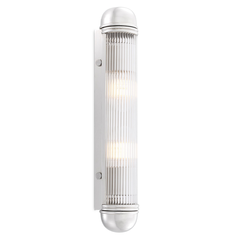 Бра Eichholtz Wall Lamp Auburn Nickel Никель Прозрачный в Кирове | Loft Concept 