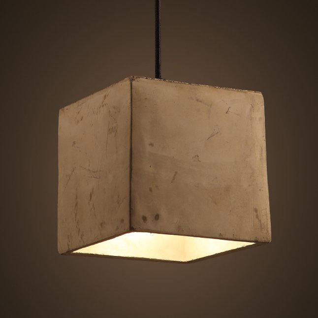 Подвесной светильник Art Concrete Cub  в Кирове | Loft Concept 