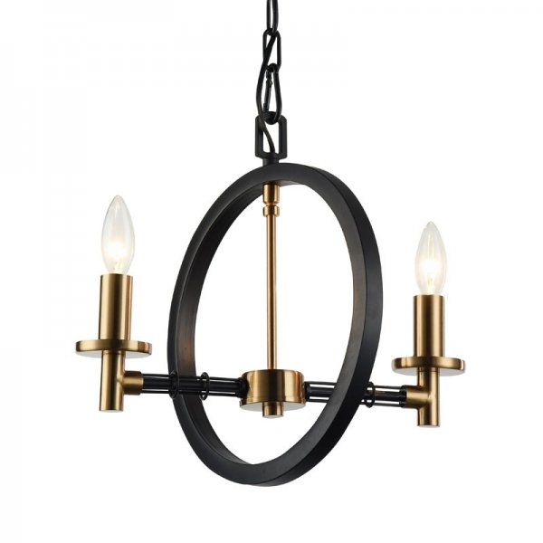 Люстра Refraktika Chandelier 2 Черный Латунь Люстра Refraktika Chandelier 2 Черный Латунь в Кирове | Loft Concept