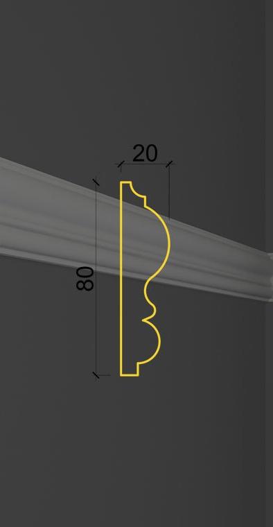 Гладкий молдинг MT-35 в Кирове