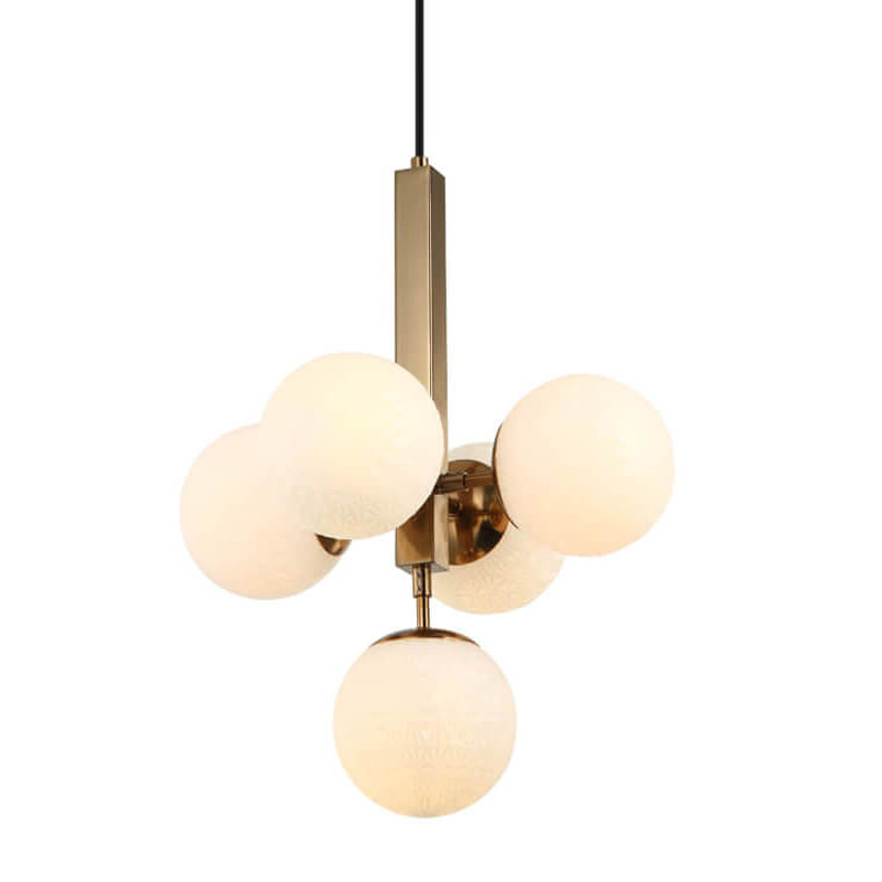 Люстра Perforated Glass Bubbles bronze 5 Бронза Бежевый Люстра Perforated Glass Bubbles bronze 5 Бронза Бежевый в Кирове | Loft Concept