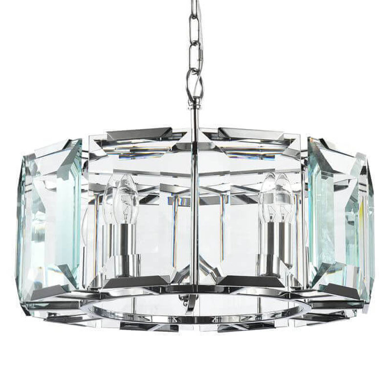 Люстра Lari Harlow Crystal Round Chandelier chrome 5 Хром Люстра Lari Harlow Crystal Round Chandelier chrome 5 Хром в Кирове | Loft Concept