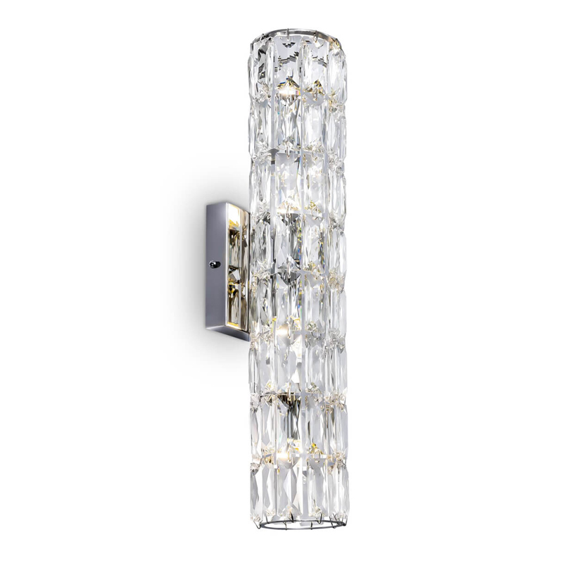 Бра Meg Cut Stone Base Прозрачный (Transparent) Хром Бра Meg Cut Stone Base Прозрачный (Transparent) Хром в Кирове | Loft Concept