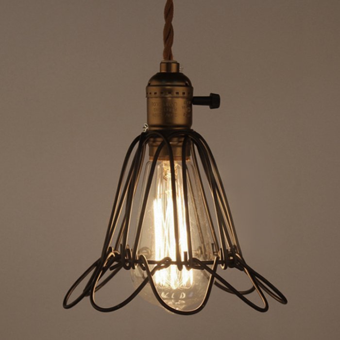 Подвесной светильник Loft Industry Cage Pendant Бронза Подвесной светильник Loft Industry Cage Pendant Бронза в Кирове | Loft Concept