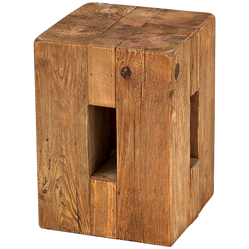 Приставной стол из массива сосны Harlee Wood Side Table Древесина Приставной стол из массива сосны Harlee Wood Side Table Древесина в Кирове | Loft Concept