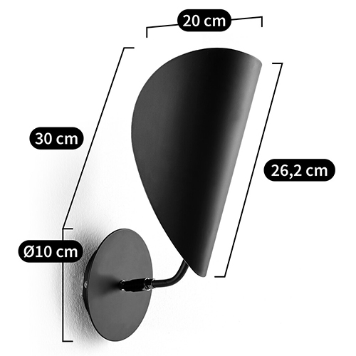 Бра с поворотным плафоном Aracea Black Wall Lamp Бра с поворотным плафоном Aracea Black Wall Lamp в Кирове