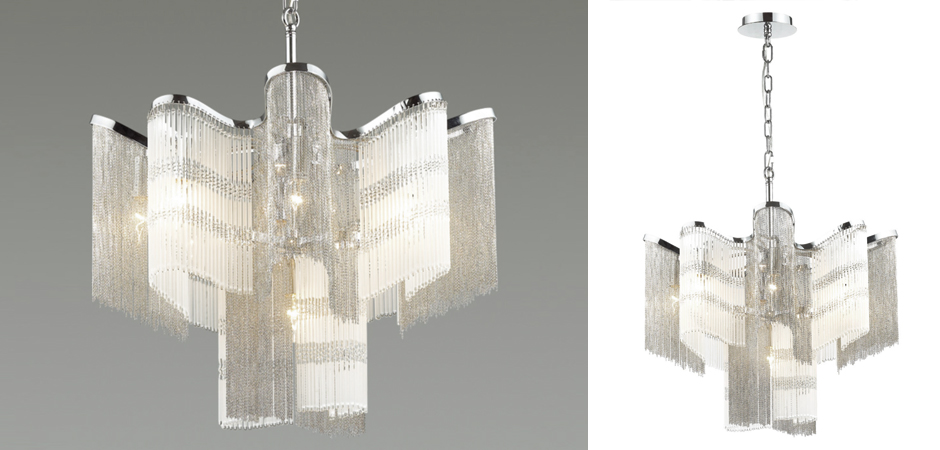 Люстра Mirage Chandelier Silver 60 - Loft-Concept в Кирове