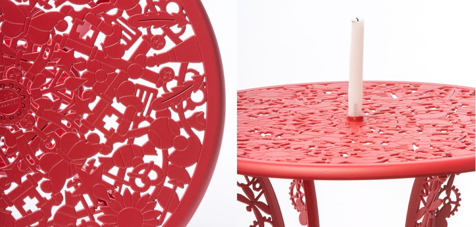 Обеденный стол Industry Collection ALUMINIUM TABLE – RED Обеденный стол Industry Collection ALUMINIUM TABLE – RED - Loft-Concept в Кирове