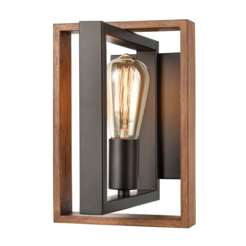 Бра Bismark Wall Lamp Коричневый Черный в Кирове | Loft Concept 