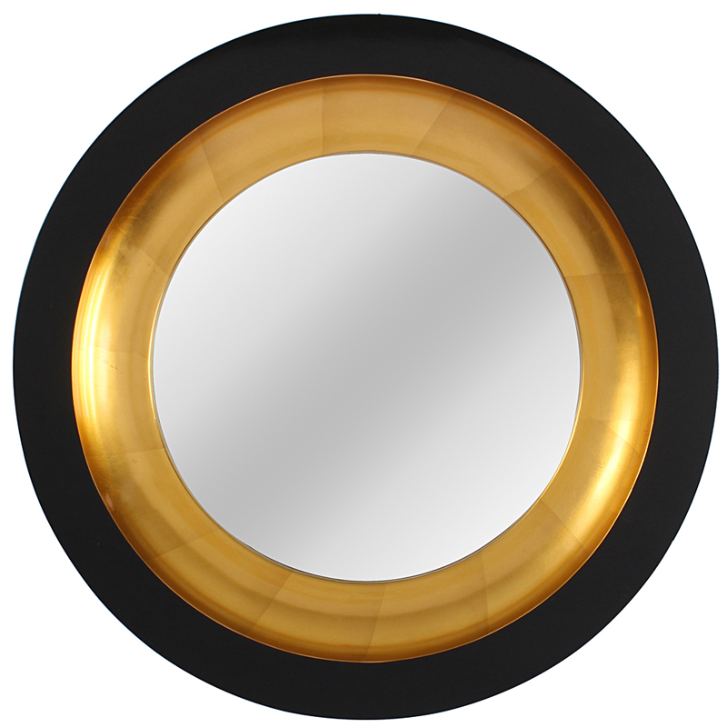 Зеркало Black and Gold Circle Mirror Зеркало Black and Gold Circle Mirror в Кирове | Loft Concept