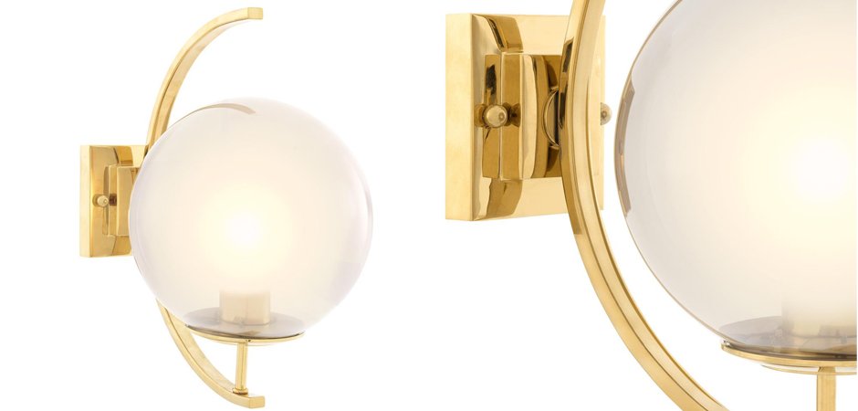 Бра Eichholtz Wall Lamp Cascade Gold Бра Eichholtz Wall Lamp Cascade Gold - Loft-Concept в Кирове