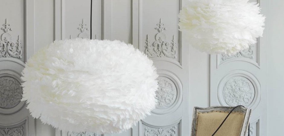 Люстра из перьев Plumage White Люстра из перьев Plumage White - Loft-Concept в Кирове