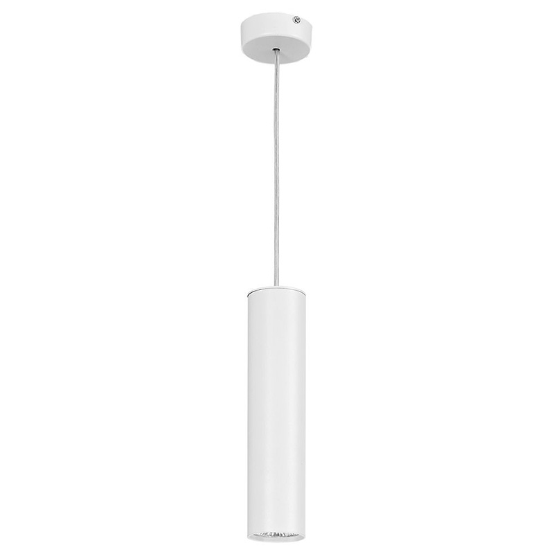 Подвесной светильник Luis Trumpet Tube White Lamp 25 Белый Подвесной светильник Luis Trumpet Tube White Lamp 25 Белый в Кирове | Loft Concept