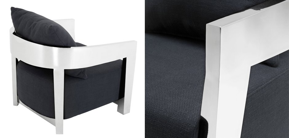 Кресло Eichholtz Chair Rubautelli Stainless steel Кресло Eichholtz Chair Rubautelli Stainless steel - Loft-Concept в Кирове