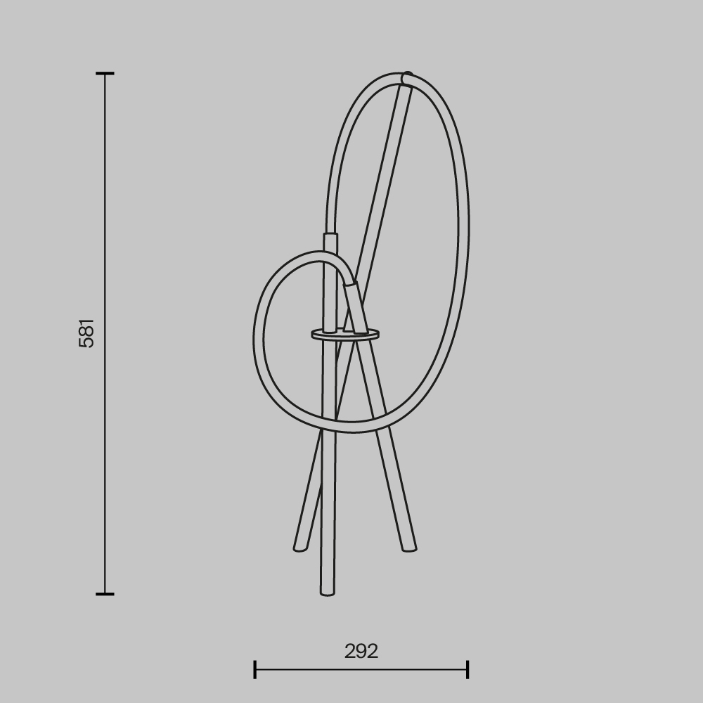 Настольный светильник Crochet Brass 3000К 15Вт в Кирове