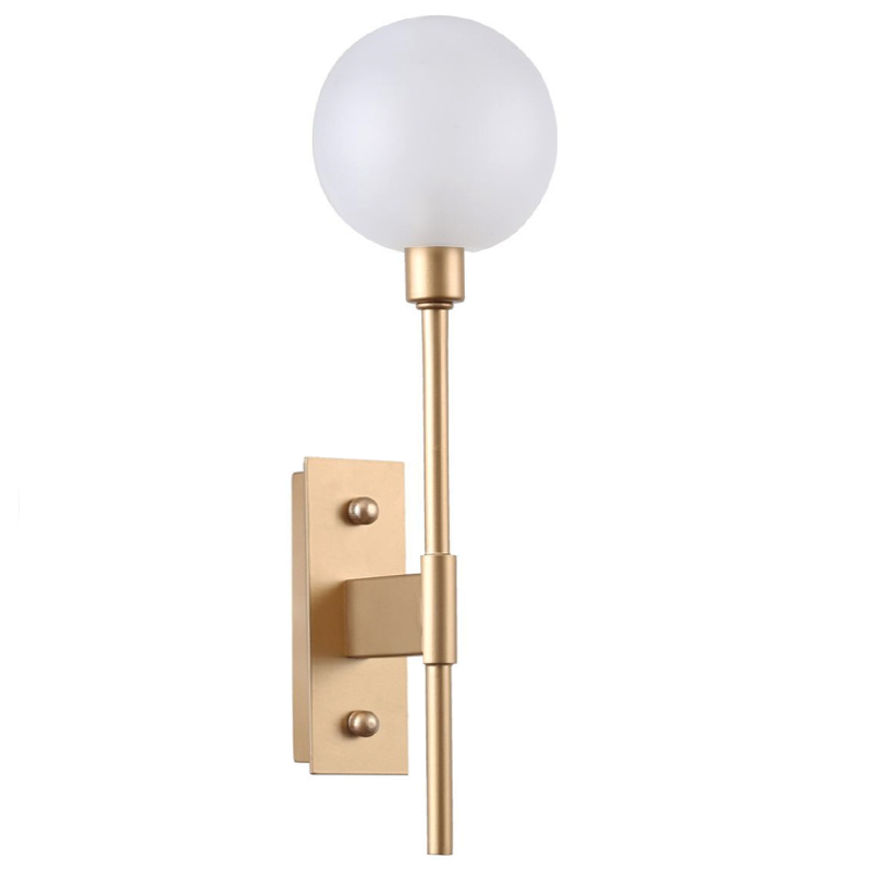 Бра Berries Chandelier White матовое золото Прозрачный белый Бра Berries Chandelier White матовое золото Прозрачный белый в Кирове | Loft Concept