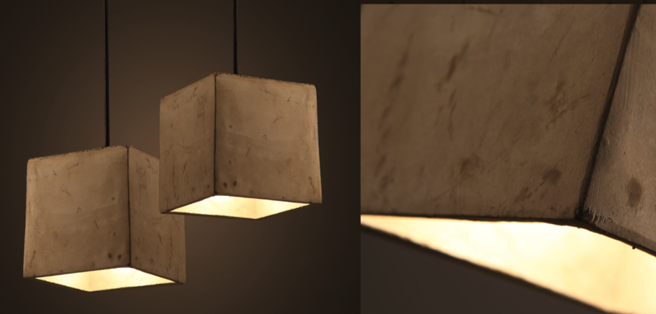 Подвесной светильник Art Concrete Cub Подвесной светильник Art Concrete Cub - Loft-Concept в Кирове