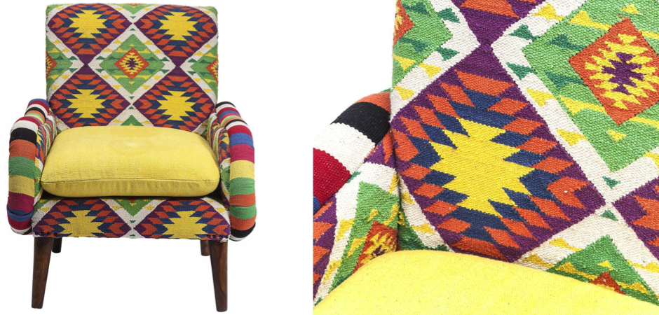 Кресло Ethnotica Kelim Chair Кресло Ethnotica Kelim Chair - Loft-Concept в Кирове