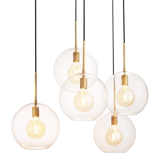 Люстра Chandelier Tango 5 light Латунь Античная полированная Темная бронза Прозрачное Стекло Люстра Chandelier Tango 5 light Латунь Античная полированная Темная бронза Прозрачное Стекло в Кирове | Loft Concept