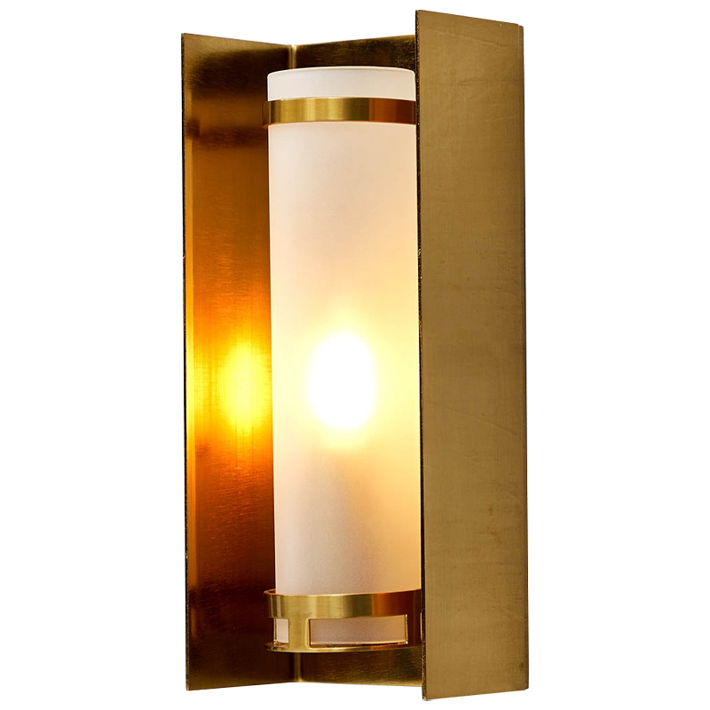 Бра Regin Wall Lamp Матовое Стекло Золотой Белое матовое стекло Бра Regin Wall Lamp Матовое Стекло Золотой Белое матовое стекло в Кирове | Loft Concept