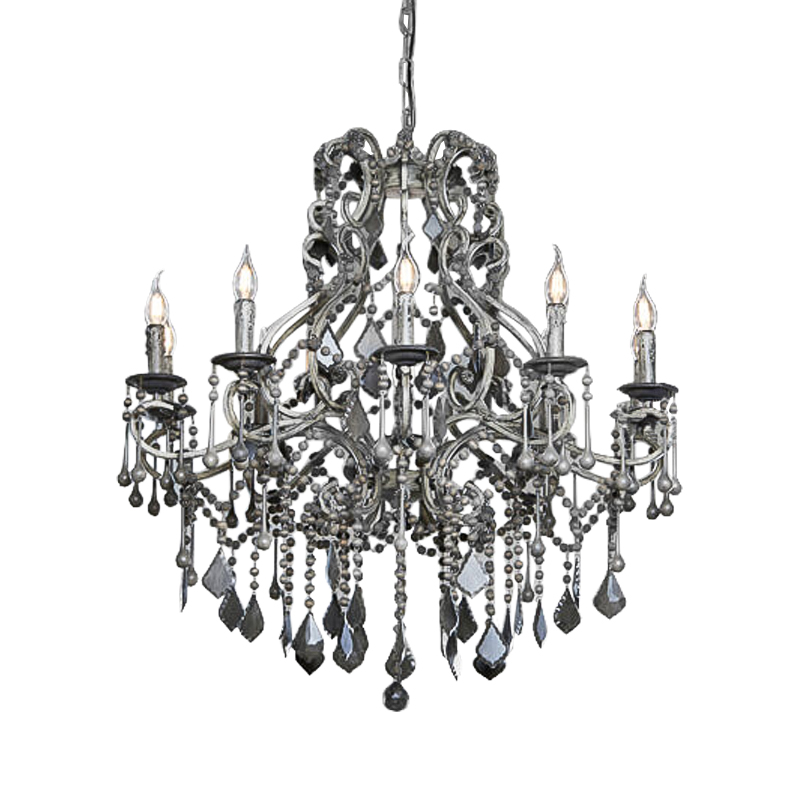 Люстра Breuillet Chandeliers Черный Бежево-серый Люстра Breuillet Chandeliers Черный Бежево-серый в Кирове | Loft Concept