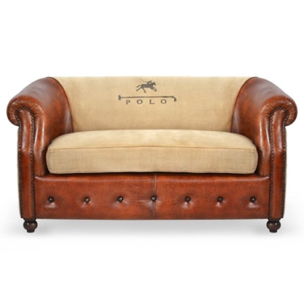 Диван POLO brown leather Диван POLO brown leather в Кирове | Loft Concept