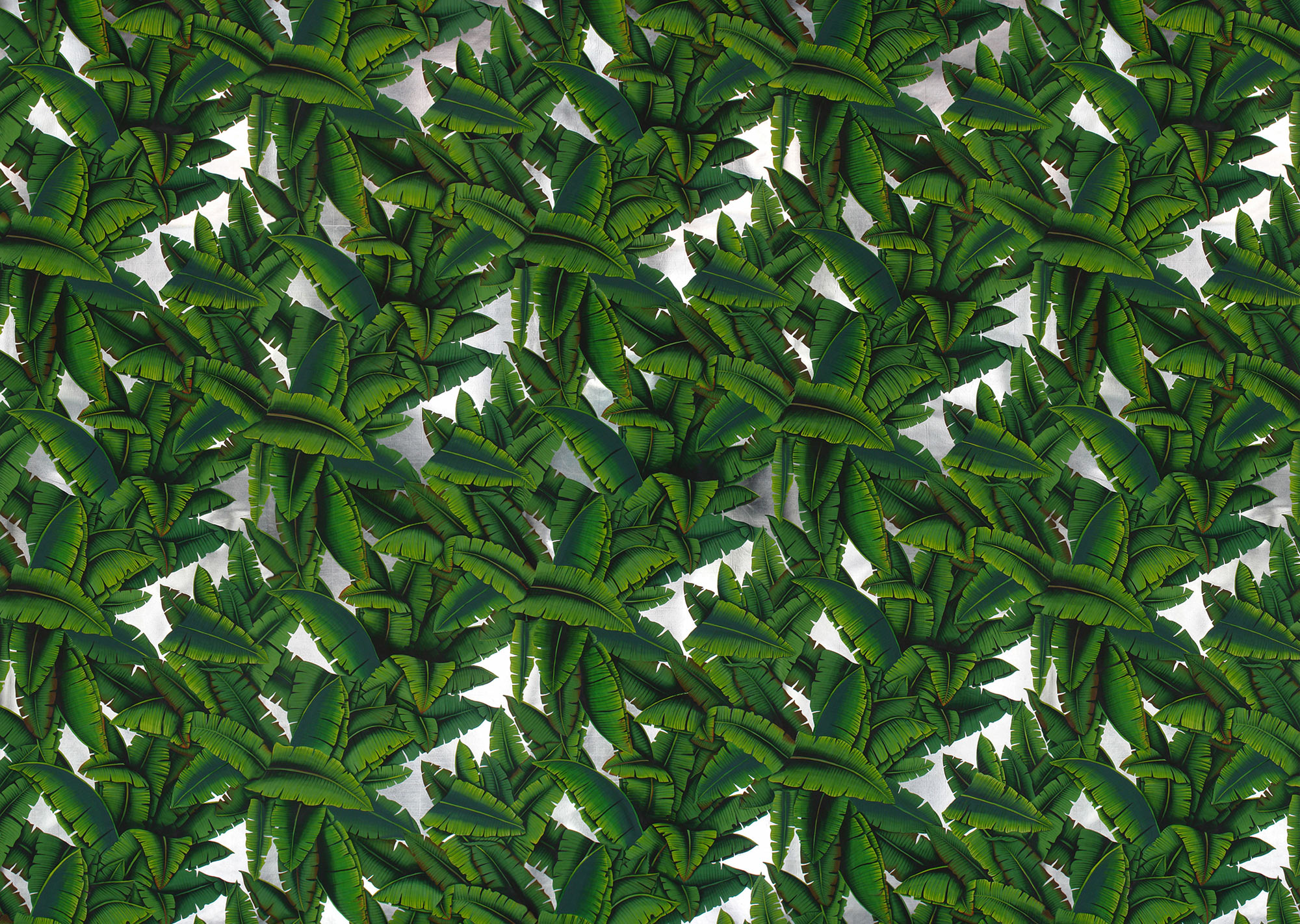 Обои ручная роспись Palms Gaugin on Ocean Silver gilded paper Обои ручная роспись Palms Gaugin on Ocean Silver gilded paper - постер Loft-Concept в Кирове