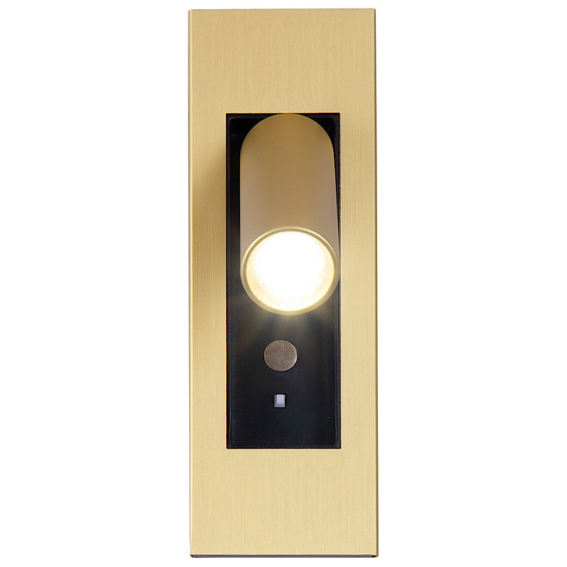 Бра Gold Techno-Led Chelsom Limited Золотой Прозрачный в Кирове | Loft Concept 