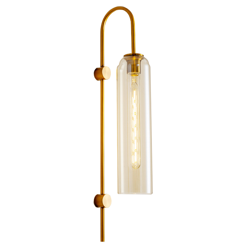 Бра ARTICOLO float Wall Sconce Transparent Глянцевое золото Прозрачный Бра ARTICOLO float Wall Sconce Transparent Глянцевое золото Прозрачный в Кирове | Loft Concept