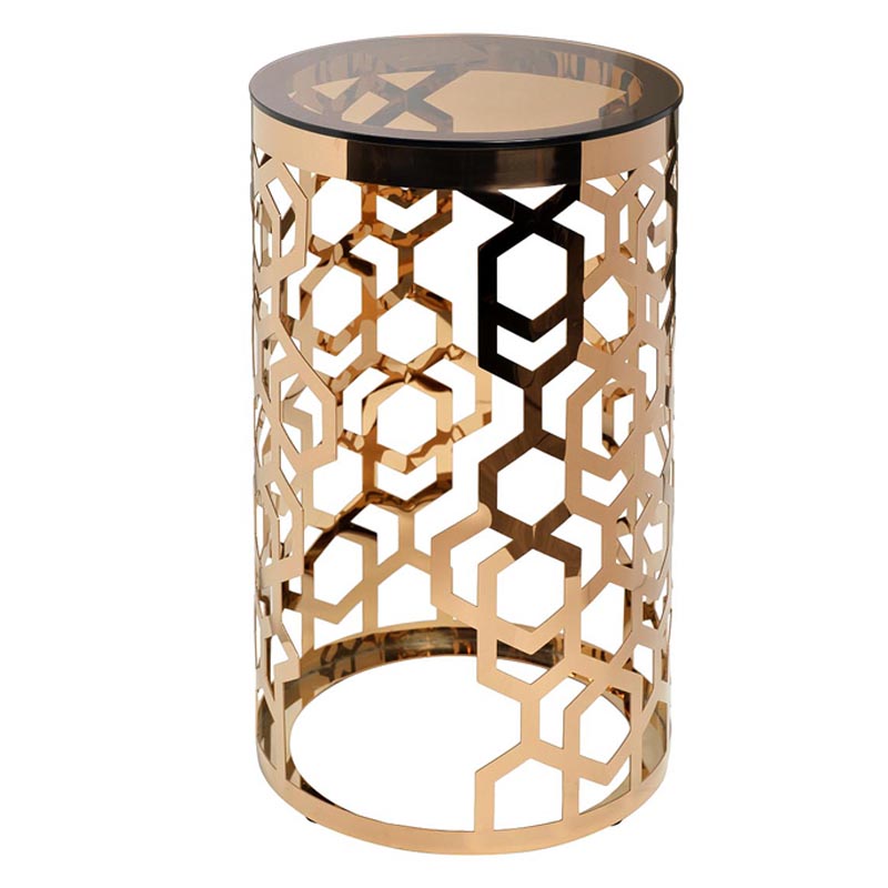 Подставка Yen Geometry pink gold cylinder 70 Глянцевое золото Подставка Yen Geometry pink gold cylinder 70 Глянцевое золото в Кирове | Loft Concept