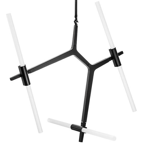 Люстра Агнес Chandelier Black 6 Белый Черный Люстра Агнес Chandelier Black 6 Белый Черный в Кирове | Loft Concept